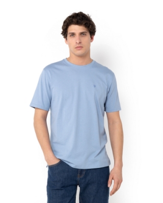 ΑΝΔΡΙΚΟ T-SHIRT REGULAR FIT  ΓΑΛΑΖΙΟ thumb
