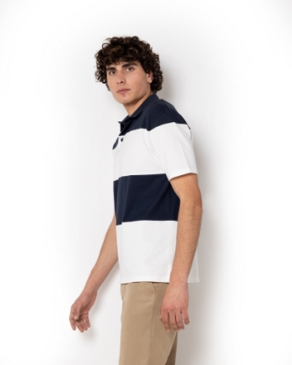 ΑΝΔΡΙΚΟ ΠΟΛΟ ΜΕ ΡΙΓΕΣ JERSEY  thumb