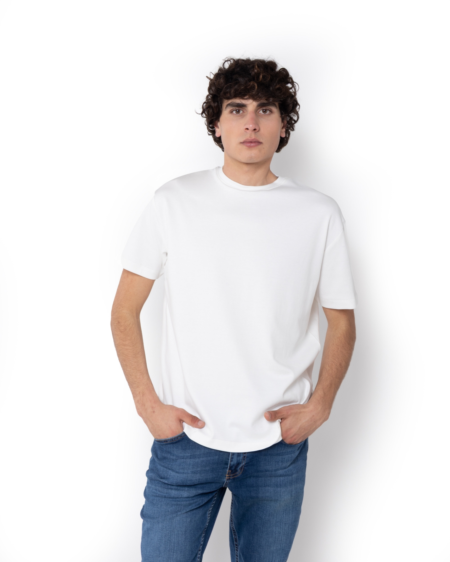 ΑΝΔΡΙΚΟ OVERSIZED T-SHIRT JERSEY ΛΕΥΚΟ