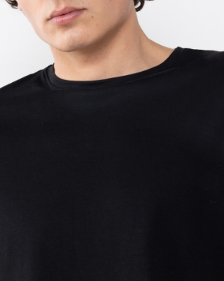 	ΑΝΔΡΙΚΟ OVERSIZED T-SHIRT JERSEY ΜΑΥΡΟ thumb