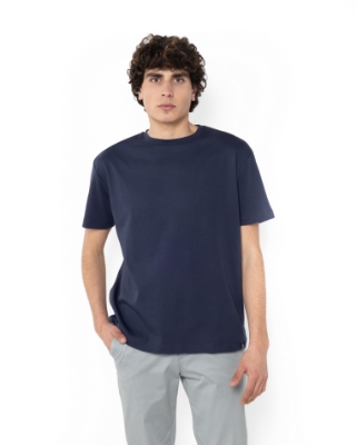 ΑΝΔΡΙΚΟ OVERSIZED T-SHIRT JERSEY ΜΠΛΕ thumb