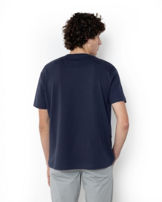 ΑΝΔΡΙΚΟ OVERSIZED T-SHIRT JERSEY ΜΠΛΕ thumb