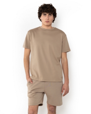 	ΑΝΔΡΙΚΟ OVERSIZED T-SHIRT JERSEY ΜΠΕΖ thumb