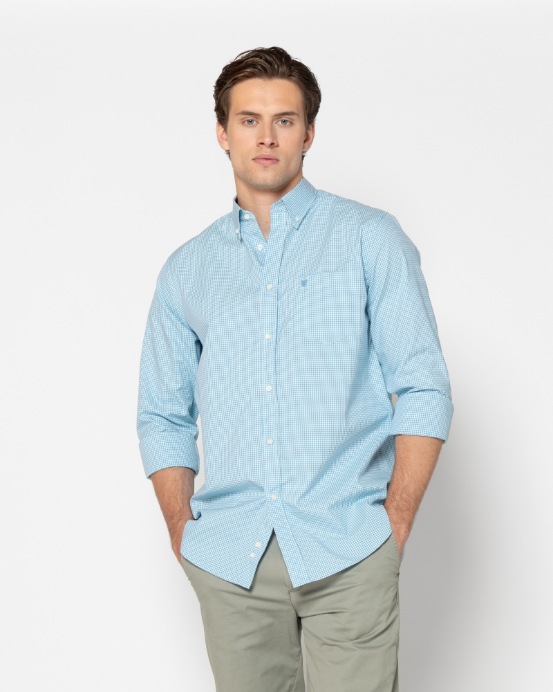 ΑΝΔΡΙΚΟ ΠΟΥΚΑΜΙΣΟ ΠΟΠΛΙΝΑ ΚΑΡΟ REGULAR FIT