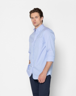 ΑΝΔΡΙΚΟ ΠΟΥΚΑΜΙΣΟ ΠΟΠΛΙΝΑ ΚΑΡΟ REGULAR FIT thumb