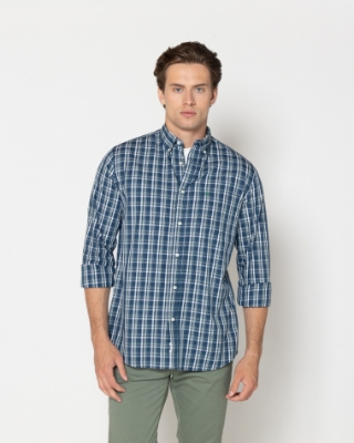 ΑΝΔΡΙΚΟ ΠΟΥΚΑΜΙΣΟ ΠΟΠΛΙΝΑ ΚΑΡΟ REGULAR FIT	 thumb