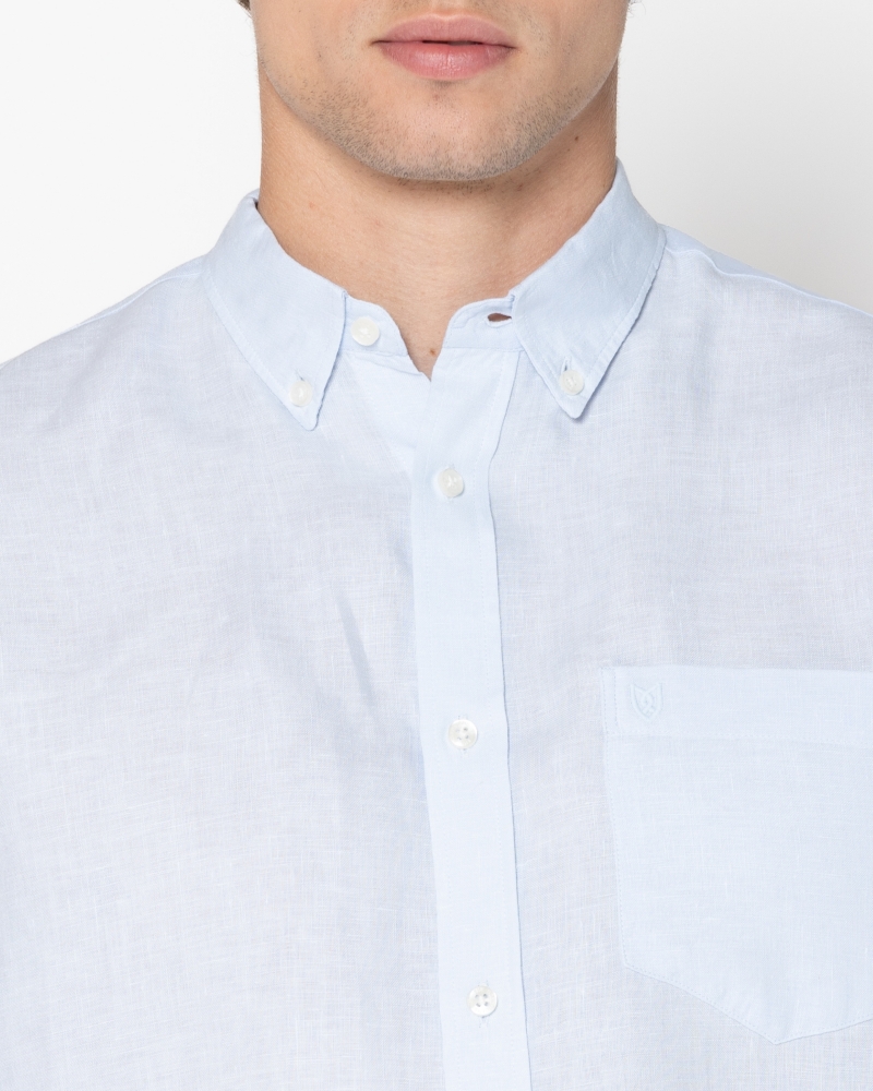 BIG & TALL ΑΝΔΡΙΚΟ ΠΟΥΚΑΜΙΣΟ ΛΙΝΟ REGULAR FIT