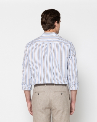 ΠΟΥΚΑΜΙΣΟ ΡΙΓΕΣ ΦΛΑΜΑ REGULAR FIT thumb