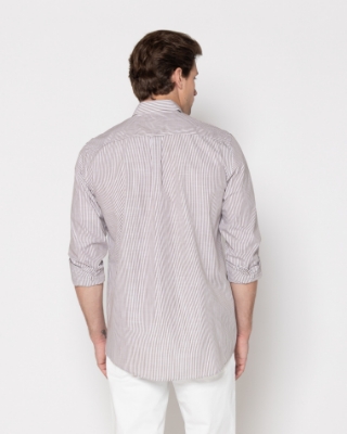 ΑΝΔΡΙΚΟ ΠΟΥΚΑΜΙΣΟ ΡΙΓΕΣ ΦΛΑΜΑ REGULAR FIT thumb