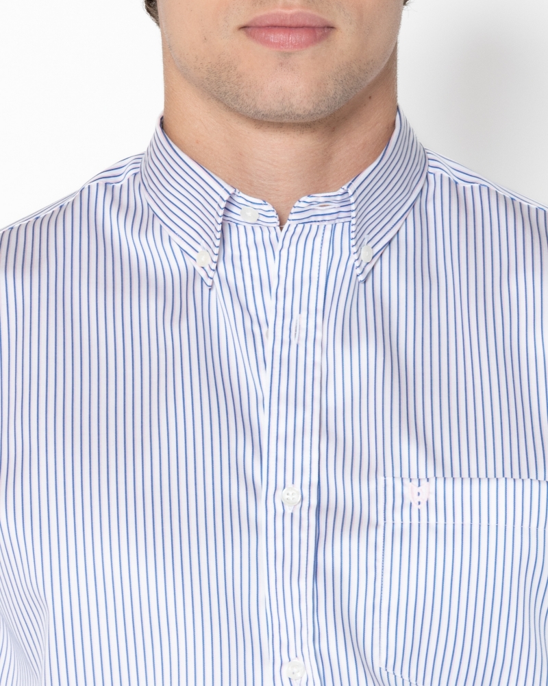 ΑΝΔΡΙΚΟ ΠΟΥΚΑΜΙΣΟ ΡΙΓΕΣ TWILL REGULAR FIT