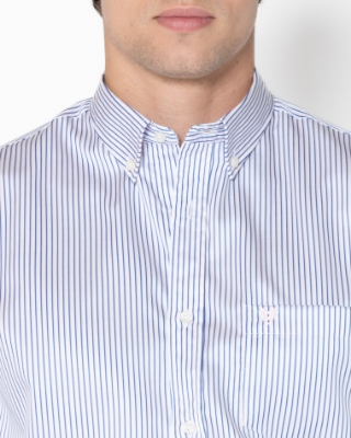 ΑΝΔΡΙΚΟ ΠΟΥΚΑΜΙΣΟ ΡΙΓΕΣ TWILL REGULAR FIT thumb