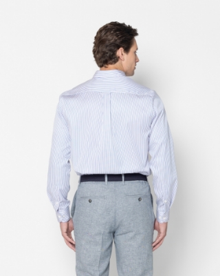 ΑΝΔΡΙΚΟ ΠΟΥΚΑΜΙΣΟ ΡΙΓΕΣ TWILL REGULAR FIT thumb