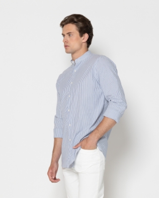 ΑΝΔΡΙΚΟ ΠΟΥΚΑΜΙΣΟ ΡΙΓΕ SEERSUCKER  thumb