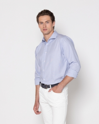 ΑΝΔΡΙΚΟ ΠΟΥΚΑΜΙΣΟ ΜΙΚΡΟΣΧΕΔΙΑΣΤΟ CUSTOM FIT thumb