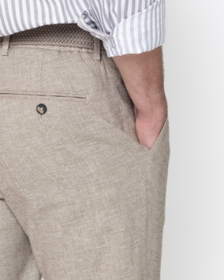 ΠΑΝΤΕΛΟΝΙ CHINOS ΛΙΝΟ ΒΑΜΒΑΚΙ REGULAR FIT thumb