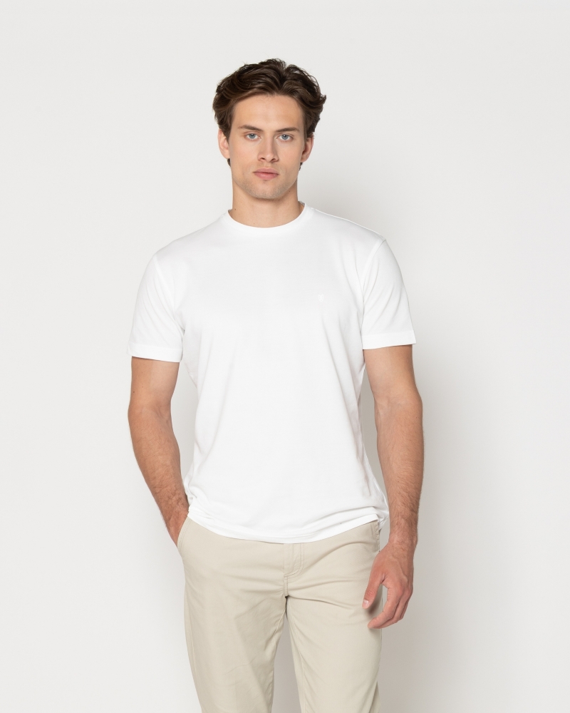 ΑΝΔΡΙΚΟ T-SHIRT PIQUE TECH ΛΕΥΚΟ