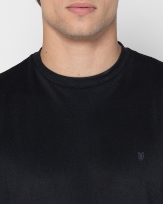 	ΑΝΔΡΙΚΟ T-SHIRT PIQUE TECH ΜΑΥΡΟ thumb