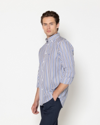 ΠΟΥΚΑΜΙΣΟ ΡΙΓΕ ΠΟΠΛΙΝΑ REGULAR FIT thumb