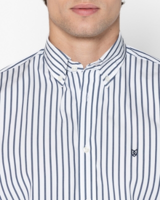 ΠΟΥΚΑΜΙΣΟ ΡΙΓΕ ΠΟΠΛΙΝΑ REGULAR FIT thumb