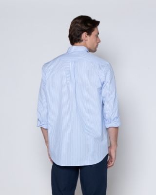 BIG & TAll ΠΟΥΚΑΜΙΣΟ ΠΟΠΛΙΝΑ ΡΙΓΕΣ REGULAR FIT thumb