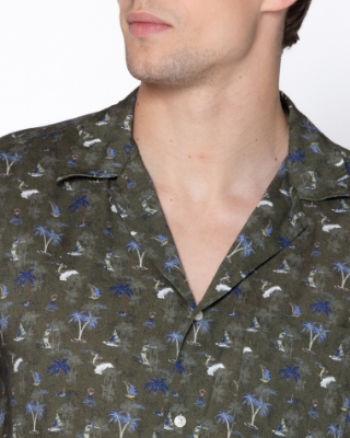 ΑΝΔΡΙΚΟ ΠΟΥΚΑΜΙΣΟ ΚΟΝΤΟΜΑΝΙΚΟ DIGITAL PRINT thumb