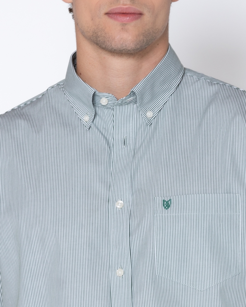 ΠΟΥΚΑΜΙΣΟ ΡΙΓΕΣ ΠΟΠΛΙΝΑ REGULAR FIT