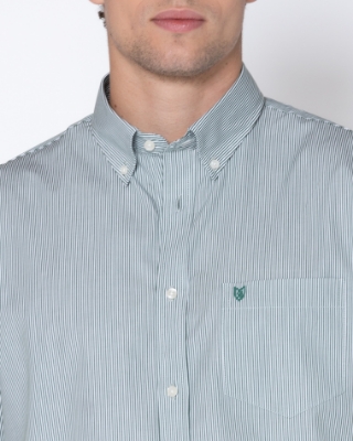 ΠΟΥΚΑΜΙΣΟ ΡΙΓΕΣ ΠΟΠΛΙΝΑ REGULAR FIT thumb