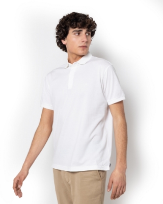  POLO PIQUE PIMA COTTON ΛΕΥΚΟ thumb