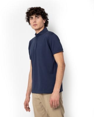	POLO PIQUE PIMA COTTON ΜΠΛΕ thumb