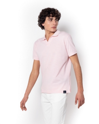 	ΜΠΛΟΥΖΑ POLO PIQUE ΦΛΑΜΑ ΡΟΖ thumb