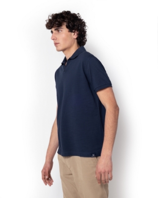 ΜΠΛΟΥΖΑ POLO PIQUE ΦΛΑΜΑ ΜΠΛΕ thumb