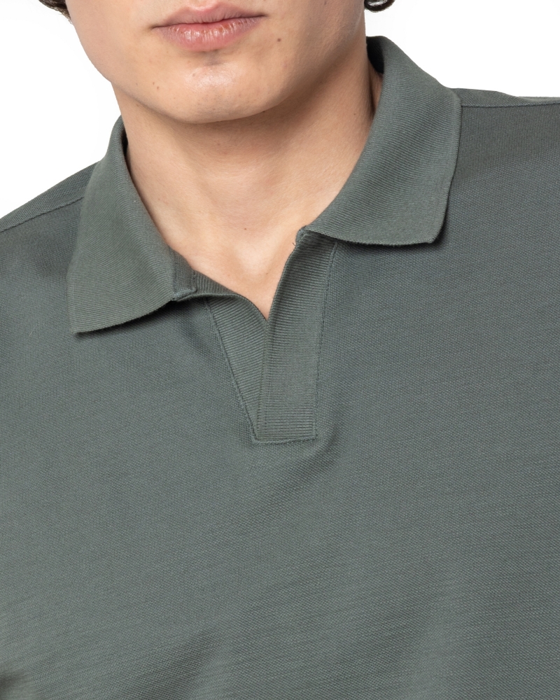 	ΜΠΛΟΥΖΑ POLO PIQUE ΦΛΑΜΑ ΛΑΔΙ