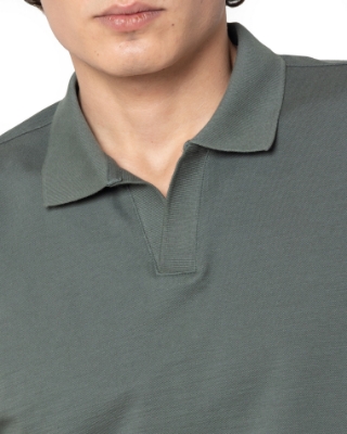 	ΜΠΛΟΥΖΑ POLO PIQUE ΦΛΑΜΑ ΛΑΔΙ thumb