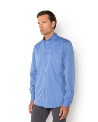 	BIG & TALL ΠΟΥΚΑΜΙΣΟ FIL A FIL ΜΠΛΕ thumb