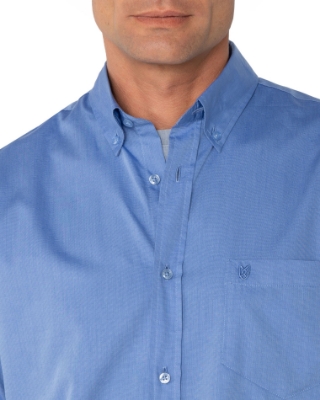 	BIG & TALL ΠΟΥΚΑΜΙΣΟ FIL A FIL ΜΠΛΕ thumb