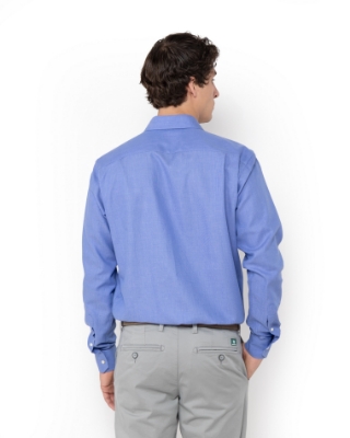 ΠΟΥΚΑΜΙΣΟ BUSINESS ΜΙΚΡΟΣΧΕΔΙΑΣΤΟ ΜΠΛΕ  thumb