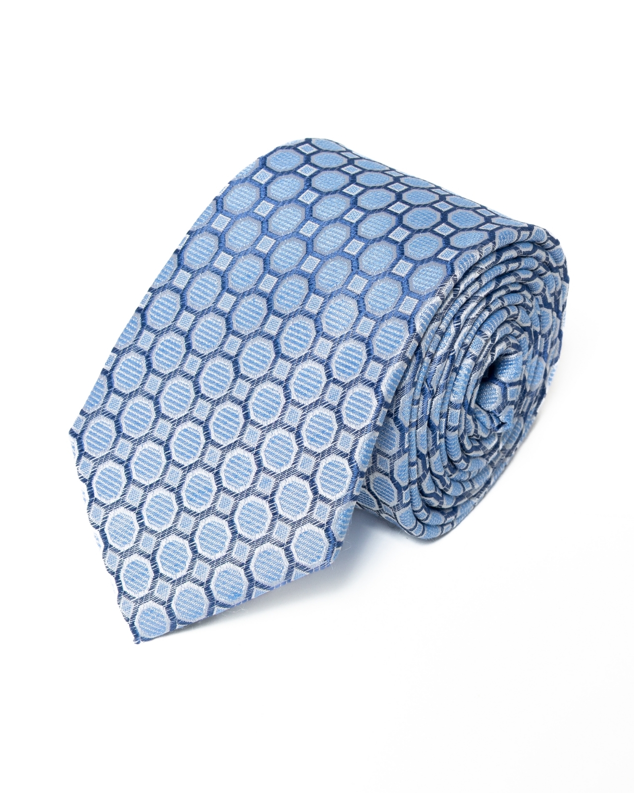 ΓΡΑΒΑΤΑ JACQUARD ΜΠΛΕ