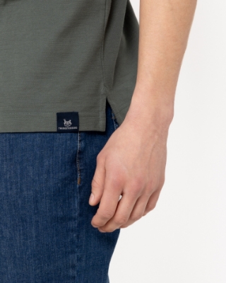 ΜΠΛΟΥΖΑ T-SHIRT PIQUE ΦΛΑΜΑ  thumb