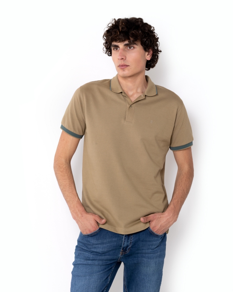 ΜΠΛΟΥΖΑ POLO PIQUE WAFFLE