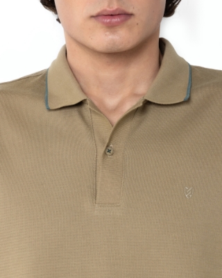 ΜΠΛΟΥΖΑ POLO PIQUE WAFFLE thumb