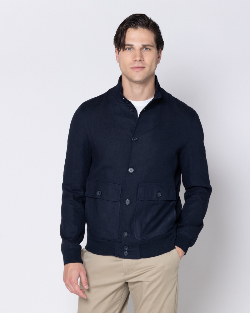 ΜΠΟΥΦΑΝ ΜΠΛΕ BOMBER  REGULAR FIT