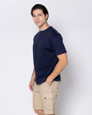 	ΑΝΔΡΙΚΟ OVERSIZED T-SHIRT JERSEY ΜΠΛΕ thumb