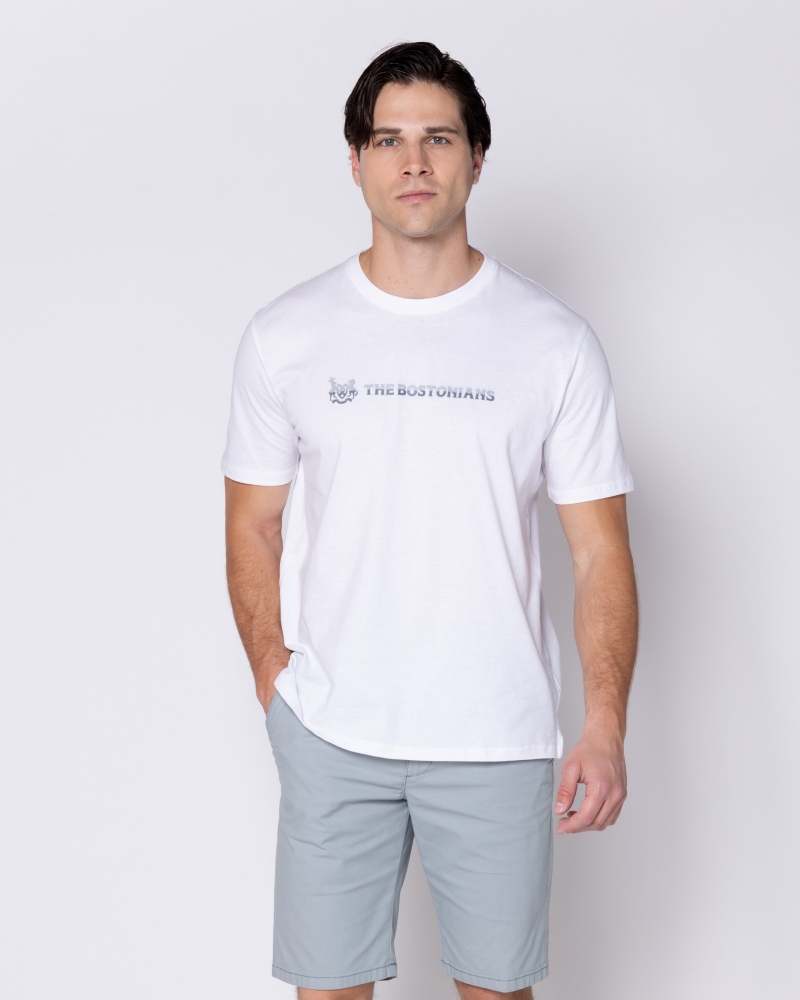 ΛΕΥΚΟ T-SHIRT TWO-TONE LOGO 
