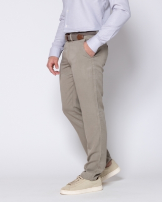 ΠΑΝΤΕΛΟΝΙ CHINOS ΜΠΕΖ TENCEL REGULAR thumb