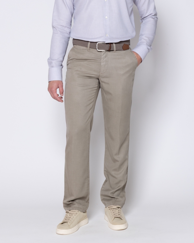 ΠΑΝΤΕΛΟΝΙ CHINOS ΜΠΕΖ TENCEL REGULAR