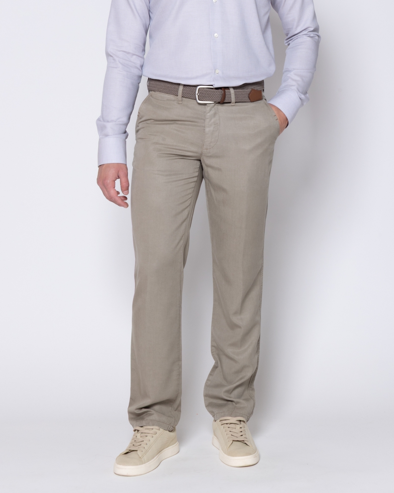 ΠΑΝΤΕΛΟΝΙ CHINOS ΜΠΕΖ TENCEL REGULAR