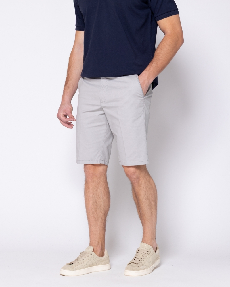 ΒΕΡΜΟΥΔΑ CHINOS ΓΚΡΙ REGULAR FIT 