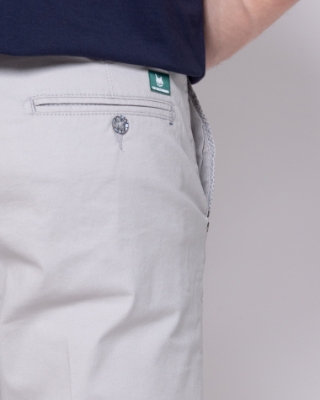 ΒΕΡΜΟΥΔΑ CHINOS ΓΚΡΙ REGULAR FIT  thumb