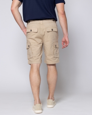 ΒΕΡΜΟΥΔΑ CARGO ΜΠΕΖ REGULAR FIT thumb