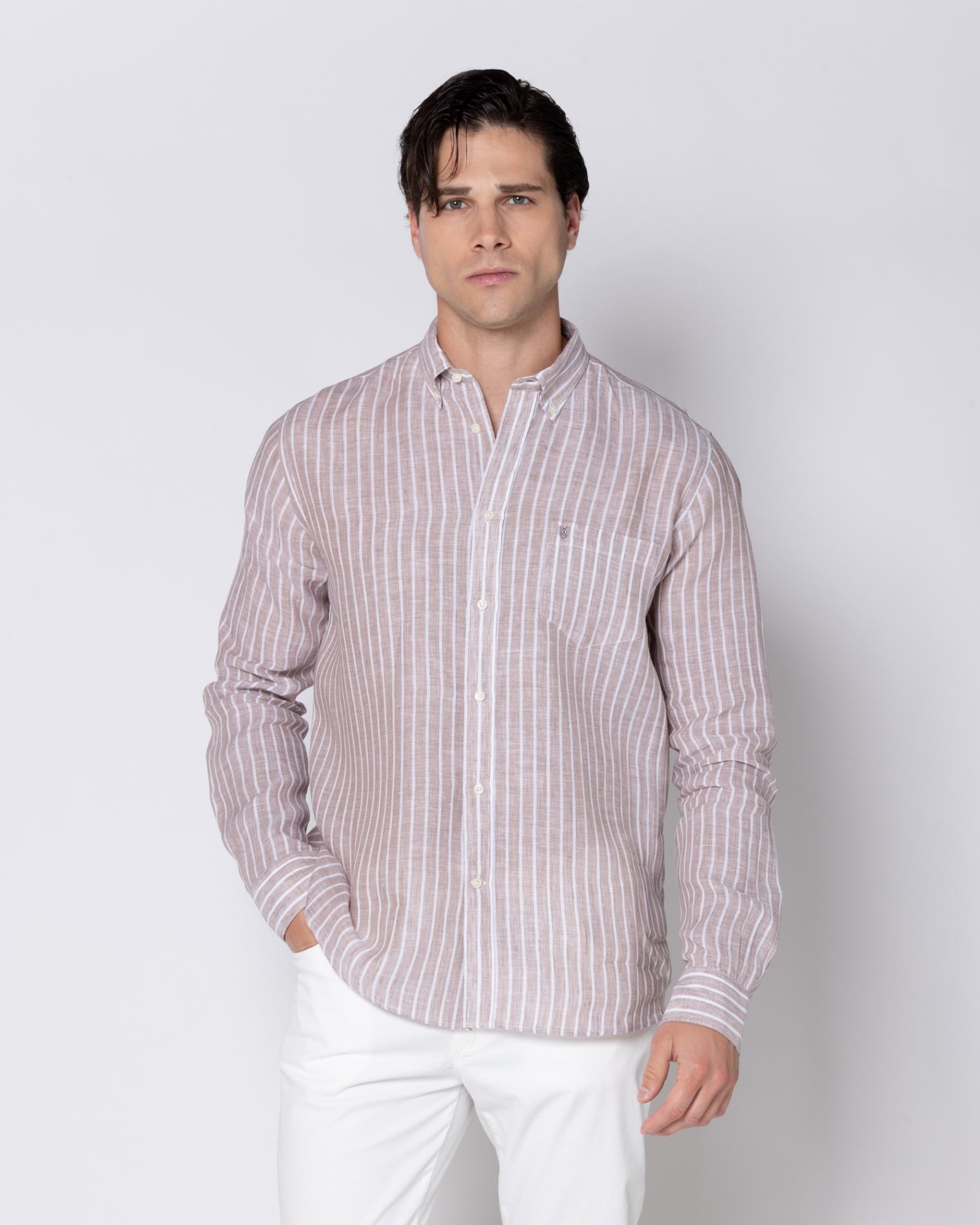 ΠΟΥΚΑΜΙΣΟ ΡΙΓΕ ΛΙΝΟ REGULAR FIT